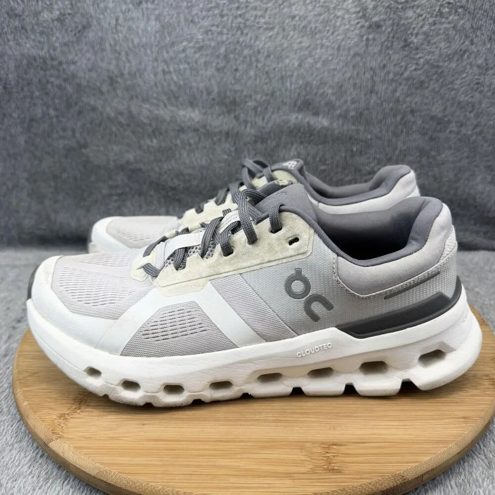 On CloudTec Helion Shoes Womens Size 9 Gray White Running Sneakers 3WE10130622